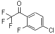 结构式 CAS# 886370-99-6, 1-(4-氯-2-氟苯基)-2,2,2-三氟乙酮