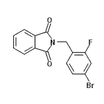 CAS#: 886761-90-6， 2-(4-Bromo-2-fluorobenzyl)-1H-isoindole-1,3(2H)-dione