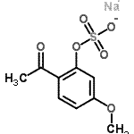 CAS#: 88678-17-5， Sodium 2-acetyl-5-methoxyphenyl sulfate
