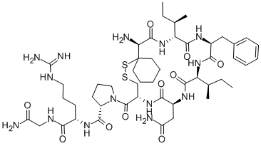 CAS#: 88686-53-7， beta-Mercapto-beta,beta-Cyclopentamethylene-Propionyl-D-Ile-Phe-Ile-Asn-Cys-Pro-Arg-Gly-NH2