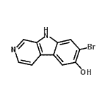CAS#: 88704-38-5， 7-Bromo-9H-beta-carbolin-6-ol