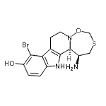 CAS#: 88704-51-2， (1S,13bS)-1-Amino-9-bromo-1,2,7,8,13,13b-hexahydro[1,6,2]oxathiazepino[2',3':1,2]pyrido[3,4-b]indol-10-ol