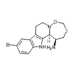 CAS#: 88704-55-6， (1S,13bS)-10-Bromo-1,2,7,8,13,13b-hexahydro[1,6,2]oxathiazepino[2',3':1,2]pyrido[3,4-b]indol-1-amine
