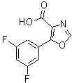 CAS#: 887267-63-2， 5-(3,5-Difluorophenyl)-1,3-oxazole-4-carboxylic acid