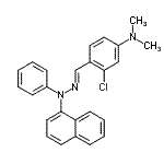 CAS#: 88738-63-0， N-[(2-chloro-4-dimethylamino-phenyl)methyleneamino]-N-phenyl-naphthalen-1-amine
