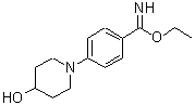 CAS#: 887578-03-2， Ethyl 4-(4-hydroxy-1-piperidinyl)benzenecarboximidate