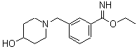CAS#: 887578-17-8， Ethyl 3-[(4-hydroxy-1-piperidinyl)methyl]benzenecarboximidate
