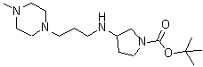 CAS#: 887579-20-6， 2-Methyl-2-propanyl 3-{[3-(4-methyl-1-piperazinyl)propyl]amino}-1-pyrrolidinecarboxylate