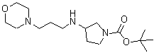 CAS#: 887579-34-2， 2-Methyl-2-propanyl 3-{[3-(4-morpholinyl)propyl]amino}-1-pyrrolidinecarboxylate
