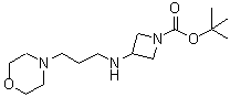 CAS#: 887581-03-5， 2-Methyl-2-propanyl 3-{[3-(4-morpholinyl)propyl]amino}-1-azetidinecarboxylate