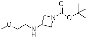 CAS#: 887581-27-3， 2-Methyl-2-propanyl 3-[(2-methoxyethyl)amino]-1-azetidinecarboxylate