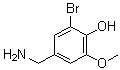 CAS 登录号：887583-18-8， 4-(氨基甲基)-2-溴-6-甲氧基苯酚