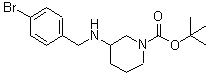 CAS 登录号：887584-43-2， 3-[(4-溴苄基)氨基]-1-哌啶羧酸叔丁酯