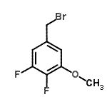 CAS 登录号：887585-20-8， 5-(溴甲基)-1,2-二氟-3-甲氧基苯