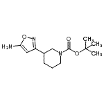 CAS#: 887586-40-5， 2-Methyl-2-propanyl 3-(5-amino-1,2-oxazol-3-yl)-1-piperidinecarboxylate
