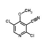 CAS#: 887587-69-1， 2,5-Dichloro-4-methoxynicotinonitrile
