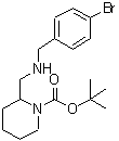 CAS#: 887587-84-0， 2-Methyl-2-propanyl 2-{[(4-bromobenzyl)amino]methyl}-1-piperidinecarboxylate