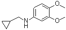 CAS#: 887588-08-1， N-(cyclopropylmethyl)-3,4-dimethoxy-aniline