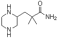 CAS#: 887589-87-9， 2,2-Dimethyl-3-(2-piperazinyl)propanamide