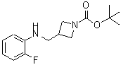 CAS#: 887589-96-0， 2-Methyl-2-propanyl 3-{[(2-fluorophenyl)amino]methyl}-1-azetidinecarboxylate