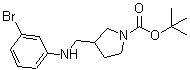 CAS#: 887590-72-9， 2-Methyl-2-propanyl 3-{[(3-bromophenyl)amino]methyl}-1-pyrrolidinecarboxylate