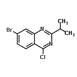 CAS#: 887592-14-5， 7-Bromo-4-chloro-2-isopropylquinazoline