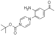 CAS#: 887595-40-6， 2-Methyl-2-propanyl 4-(4-acetyl-2-aminophenyl)-1(4H)-pyrazinecarboxylate