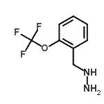 structure of CAS# 887595-82-6, [2-(Trifluoromethoxy)benzyl]hydrazine;2-Trifluoromethoxybenzylhydrazine;2-Trifluoromethoxybenzylhydrazine dihydrochloride;Trifluoromethoxybenzylhydrazine
