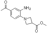 CAS#: 887596-08-9， Methyl 1-(4-acetyl-2-aminophenyl)-3-azetidinecarboxylate