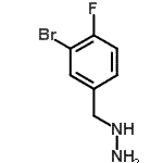 CAS#: 887596-68-1， (3-Bromo-4-fluorobenzyl)hydrazine