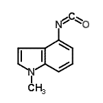 CAS#: 887922-92-1， 4-Isocyanato-1-methyl-1H-indole