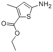 structure of CAS# 88796-28-5, 5-Amino-3-Methyl-2-Thiophenecarboxylic Acid Ethyl Ester;5-AMINO-3-METHYL-THIOPHENE-2-CARBOXYLIC ACID ETHYL ESTER;5-AMINO-3-METHYL-2-THIOPHENECARBOXYLIC ACID ETHYL ESTER;ETHYL 5-AMINO-3-METHYLTHIOPHENE-2-CARBOXYLATE