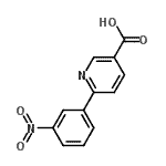 CAS#: 887976-00-3， 6-(3-Nitrophenyl)nicotinic acid