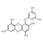CAS#: 88798-74-7， 4-(3,5-Dihydroxyphenoxy)-1,3,6,8-oxanthrenetetrol