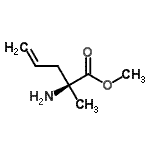 CAS#: 88820-87-5， Methyl (2S)-2-amino-2-methyl-4-pentenoate