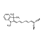 CAS#: 88828-33-5， [(2E,4E,6E)-6-(1,3,3-Trimethyl-1,3-dihydro-2H-indol-2-ylidene)-2,4-hexadien-1-ylidene]malononitrile