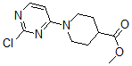 结构式 CAS# 889126-33-4, 1-(2-氯-4-嘧啶基)-4-哌啶羧酸甲酯
