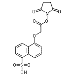 CAS#: 88924-72-5， 5-{2-[(2,5-Dioxo-1-pyrrolidinyl)oxy]-2-oxoethoxy}-1-naphthalenesulfonic acid