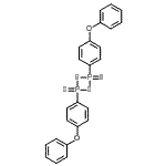 结构式 CAS# 889453-78-5, 2,4-二(4-苯氧基苯基)-2,4-二硫代-1,3,2lambda<sup>5</sup>,4lambda<sup>5</sup>-二硫杂二磷酸