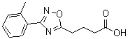CAS#: 889947-69-7， 4-[3-(2-Methylphenyl)-1,2,4-oxadiazol-5-yl]butanoic acid