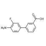 CAS#: 889950-38-3， 4'-Amino-3'-fluoro-3-biphenylcarboxylic acid