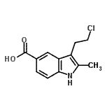 CAS#: 889953-68-8， 3-(2-Chloroethyl)-2-methyl-1H-indole-5-carboxylic acid