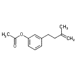 structure of CAS# 890097-84-4, 3-(3-Methyl-3-buten-1-yl)phenyl acetate;4-(3-Acetoxyphenyl)-2-methyl-1-butene