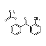 structure of CAS# 890098-87-0, 2-(2-Methylbenzoyl)phenyl acetate;2-Acetoxy-2'-methylbenzophenone