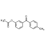 structure of CAS# 890099-36-2, 3-(4-Methylbenzoyl)phenyl acetate;3-Acetoxy-4'-methylbenzophenone