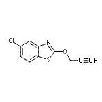 CAS#: 89030-19-3， 5-Chloro-2-(2-propyn-1-yloxy)-1,3-benzothiazole