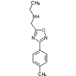 CAS 登录号：890324-84-2， N-{[3-(4-甲基苯基)-1,2,4-恶二唑-5-基]甲基}乙胺