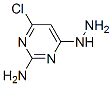 structure of CAS# 89124-04-9, 4-Chloro-6-Hydrazinylpyrimidin-2-Amine;4-Chloro-6-Hydrazinylpyrimidin-2-Amine