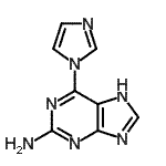 CAS#: 891497-81-7， 6-(1H-Imidazol-1-yl)-7H-purin-2-amine