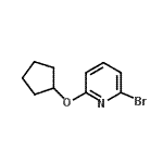 CAS#: 891842-81-2， 2-Bromo-6-(cyclopentyloxy)pyridine